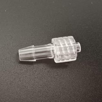 Male Luer Lock 3/16" Polycarbonate Hose Barb Adapter for Laboratory Biochemical Analytical Instruments, Food Machinery and Aquarium Equipment, 100pcs