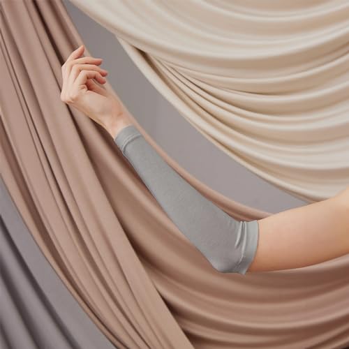 Modest Arm Cover | Jersey Arm Cover | Modest Sleeve Covering for Muslim Women - color: Silver