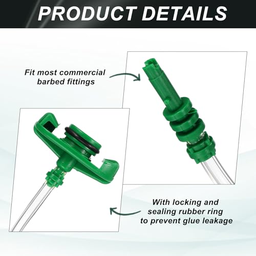 uxcell 2 Pcs Air Tube 30cc Glue Adhesive Dispenser Syringes Connector Adapter Replacement for Industrial Glue Liquid Cartridge Dispensing Accessories - size: 30cc