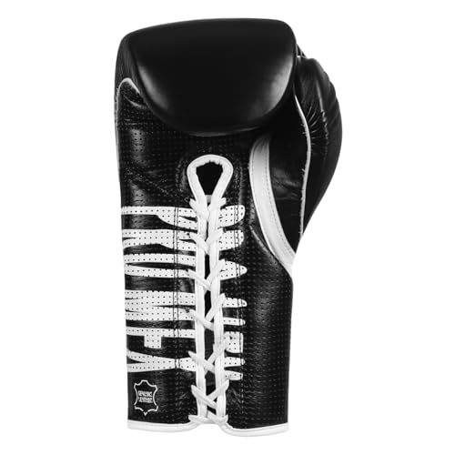Title Boxing Pro Mex Professional Edge Lace Training/Sparring Boxing Gloves - color: Black, size: 16 oz