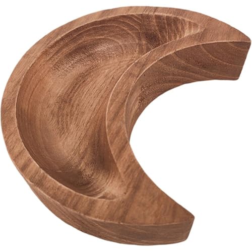 Crescent Moon Decorative Tray Trinket Dish Display Prop Versatile Storage Holder Jewelry Organizer for Party Home Table