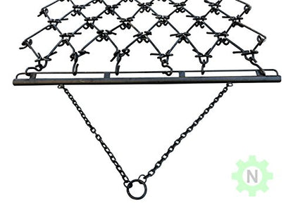 8' x 4' Variable Action Drag Chain Harrow - Overall 7'6" Long - 3/8" Dia - size: 8' W x 4' L, 3/8" Dia