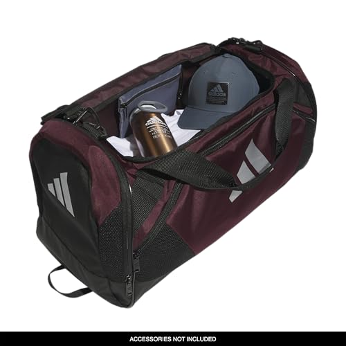 adidas Unisex Team Issue Sports Duffel Bag for Men and Women - color: Maroon/2