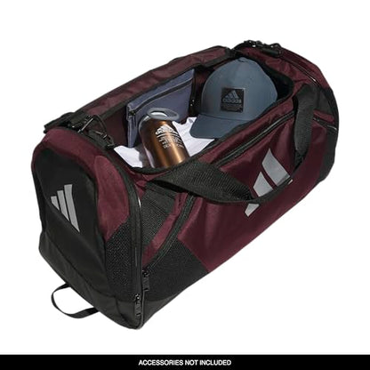 adidas Unisex Team Issue Sports Duffel Bag for Men and Women - color: Maroon/2
