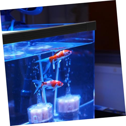 Toddmomy Fish Tank Edge Protector Strip Guard for Aquarium Safety Easy Installation Double Design Trimmable Prevents and Spills - size: 45.00X45.00X2.50CM
