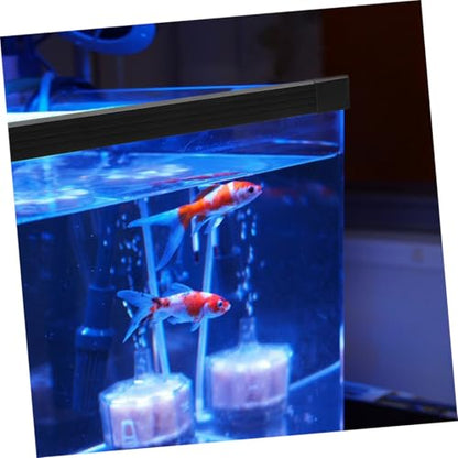 Toddmomy Fish Tank Edge Protector Strip Guard for Aquarium Safety Easy Installation Double Design Trimmable Prevents and Spills - size: 45.00X45.00X2.50CM