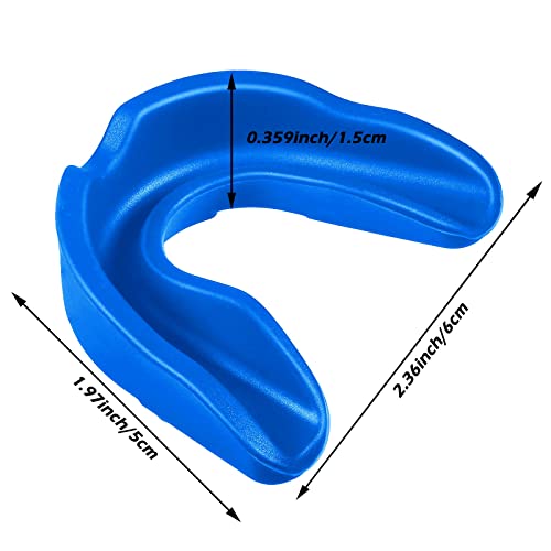 Sport Mouth Guards Gum Teeth Armor Game Guard for Boxing Basketball Football Hockey Karate Basketball Rugby Match - color: Lake Blue