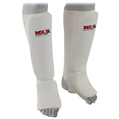 MRX Muay Thai Shin Guard Kick Boxing Leg & Foot Protector Pad MMA
