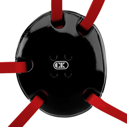 Cliff Keen Signature Wrestling Headgear - color: Black / Scarlet