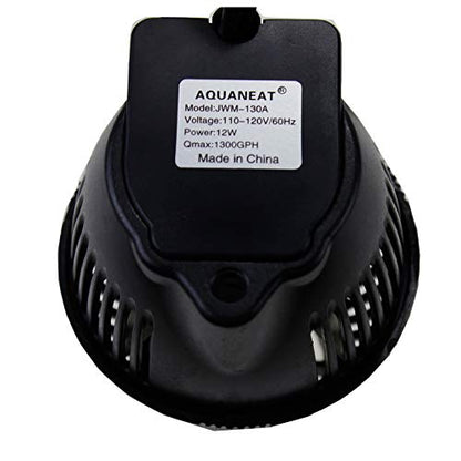 AQUANEAT Circulation Pump,1300 GPH Aquarium Wave Maker, Fish Tank Powerhead Submersible Water Pump with Suction Cup - size: 1300 GPH