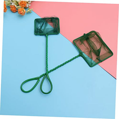 3pcs Fish Net Swimming Pool Leaf Net Crab Nets Net to Catch Small Fish Pool Cleaning Net Fish Aquariums