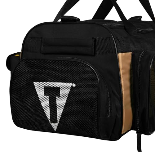 Title Boxing Active Duffle Bag (Black/Beige) - color: Black/Beige