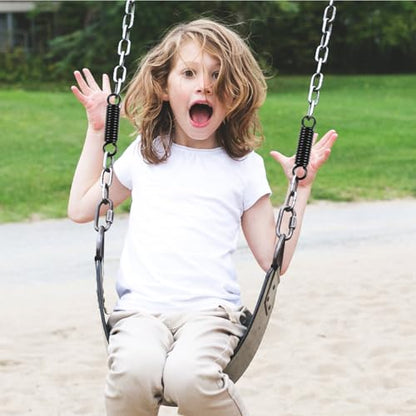 YARNOW Heavy Duty Swing Chair Spring Set 1 Set of Metal Swing Spring Kit Hanging Rings for Porch Hammock Chairs and Punching Bags