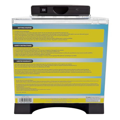 Tetra 1 Gallon Half Moon Small Fish Tank w/Movable LED Light, for Betta & Gold Fish, Aquarium | (Pack of 3) - size: 9"W,10.5"H,4.5"D (Pack of 3)