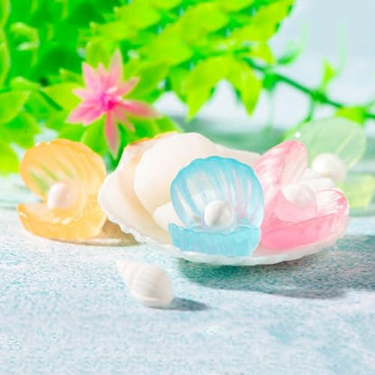 Ornament Resin Marine Animal Ornaments Marine Animal Series Sea Fish Model Sea Animals(Green-Style A)