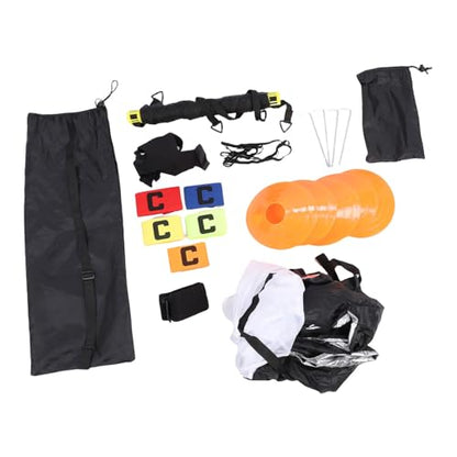 CHICIRIS Agility Ladder Set, Agility Ladder Speed Training Equipment Set with Speed Soccer Cones Running Umbrella Football Fitness Training Equipment