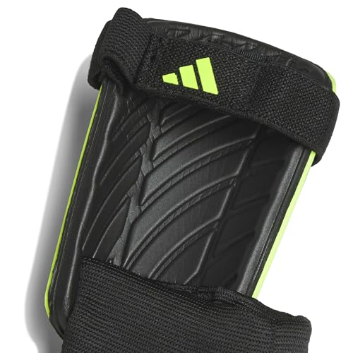 adidas Kids' Tiro Match Soccer Shin Guards - color: Lucid Lemon/Black, size: Small