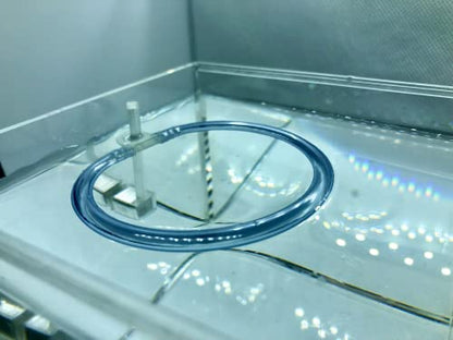Magnetic Invisible Feeding Ring (Customizable and Auto-Leveling) Food Portal for Floating Plant Aquariums and Fish Tanks (Two-Pack)