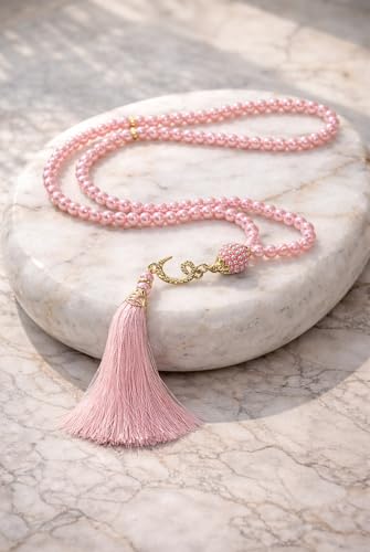 ihvan online, Tasbih Prayer Beads 99, Pack of 10, Muslim Prayer Bead, Islamic Rosary Bead, Dhikr, Tasbeeh Bulk, Misbaha, Masbaha, Tespih, Islamic Gift for Ramadan & Mawlid & Hajj Umrah - color: Pink-Modell 2