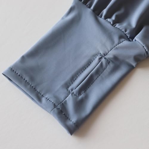 Women’s Active Relax Fit Sun Protection Arm Sleeves with Thumb Holes - color: Grey