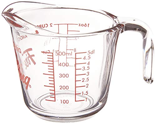 Anchor Hocking Fire-king 16 Oz Glass Measuring Cup - size: 2-Cup