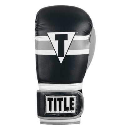 Title Boxing World Bag Boxing Gloves - color: Navy/Grey/White, size: 14 oz