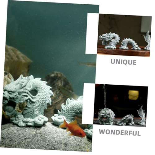 Ipetboom 1 Set Fish Tank Decorations Animal Dragon Sculpture Decor Decorative Dragon Decor Ornaments Decorative Figurine Modeling Synthetic Resin China Office