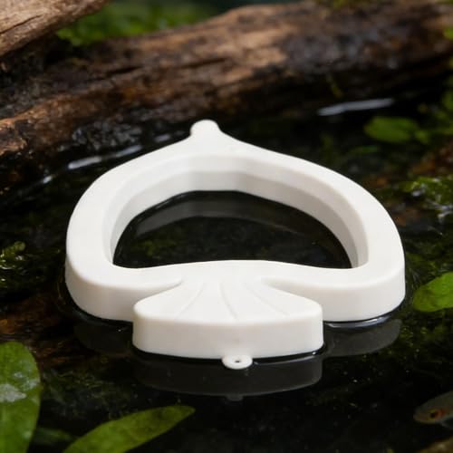 Aquarium Feeding Ring Thick Mini Floating Small Food Feeder | Aquarium Betta Food Holder for Guppy Saltwater Freshwater Tanks Home Habitat