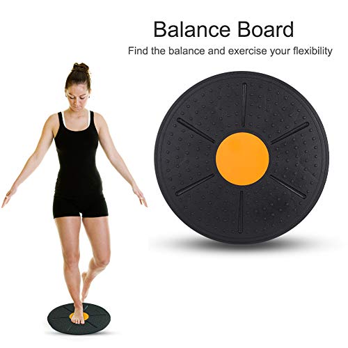 Balance Board, Wobble Balance Board Non Slip Disc Training Board Stability Disc Training Fitness Standing Desk for Yoga Exercise Sports
