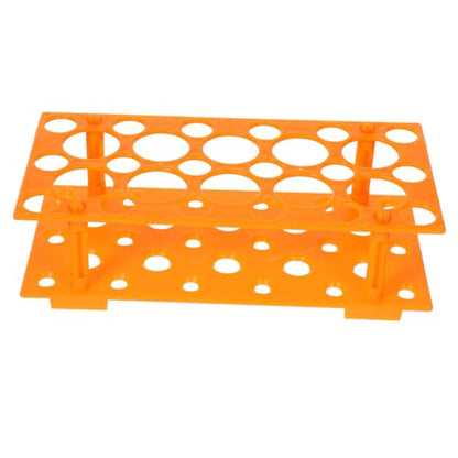 Lab Tube Rack 26 Holes for 30mm and 16.3mm Test Tubes Storage Organizer for 50ml / 10ml / 15ml