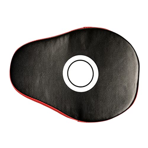 Curved Handheld Boxing Pads MMA Taekwondo Kung Fu Training Mitts Red Black with Enhanced Inner Core for Strike Absorption