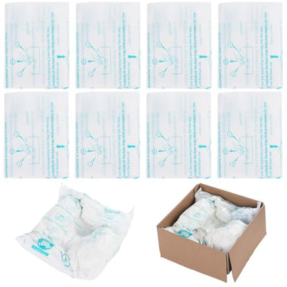 Foam Bags For Shipping 8 PCS 18×23 Inch, Handy Temperature-Activated Expanding Pouches, Instant Pack Quick Packaging - Protective Parcel Solution - color: 8 PCS, size: 23 × 18 inch
