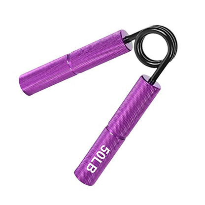 Adjustable Grip Strengthener for Enhanced Hand and Arm Training - Maximize Your Strength - color: Violet 50lb