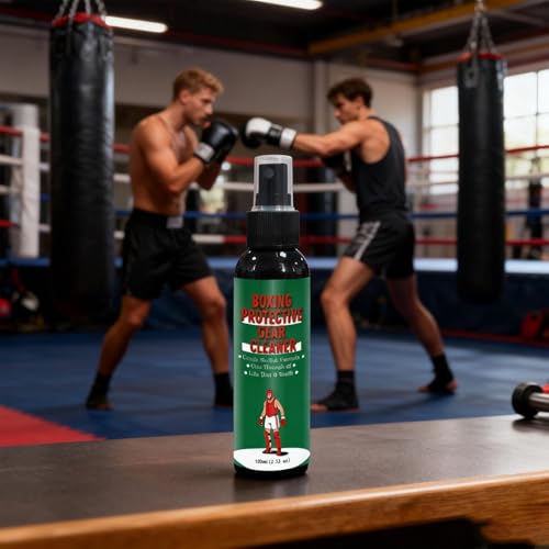 Boxing Gloves Deodorizer 100ml Powerful Spray for Sports | Deodorizer for Athletic Gear for Shoes Work Boots Clothing Gym Bag Helmet Hockey Baseball Football Removes Stink & Dirt