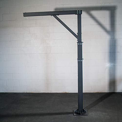 Titan Fitness Heavy Bag Boxing Stand, Single Tree Adjustable 7 FT 4" to 8 FT 6", 360-Degree Training, Rated 300 LB, Bolt-Together Design, Reinforced Base for Home Gym, Fitness, or Boxing Training