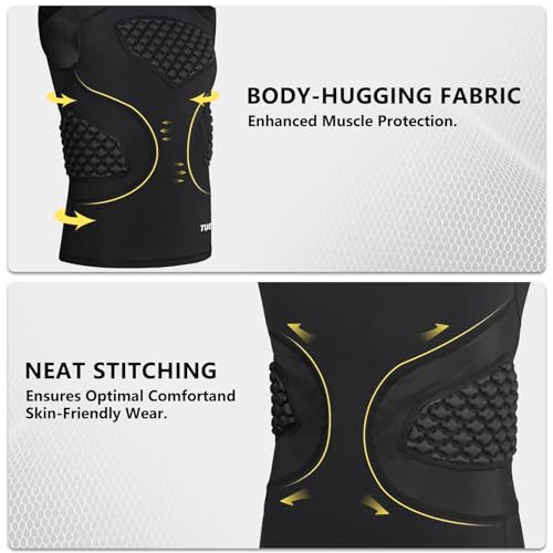 TUOY Adult Rib Chest Protector, New Version - Padded 5 Pads Baseball Football Lacrosse Rib Heart Sternum Guard - color: RY-black, size: X-Large