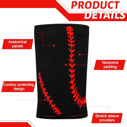 4 Pcs Baseball Sliding Knee Pad for Man Softball Baseball Sliding Mat Built in Thick Foam for Leg Sports for Wrestling Volleyball