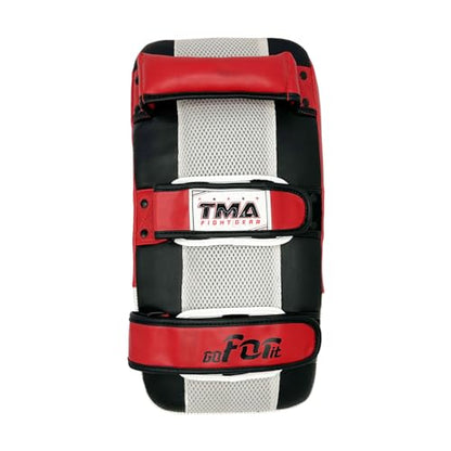 TMA Muay Thai Pad for Training, Curved Kickboxing Kicking Strike Shield, Coaching Kick Boxing, MMA, Martial Arts, Karate, Taekwondo, Punching, Foot, Knee and Elbow Target (1 Pcs Sold AS Single)