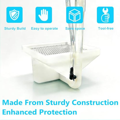 Compatible with Fluval Hatchery Box – Professional Egg Collection for Egg-Laying Fish, Bottom Grid with Troughs, Clear Viewing Window for Fry Observation