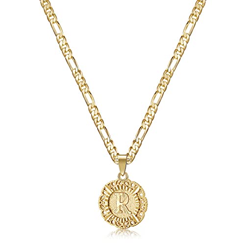 KissYan Initial Necklaces for Women - color: Gold, style: R