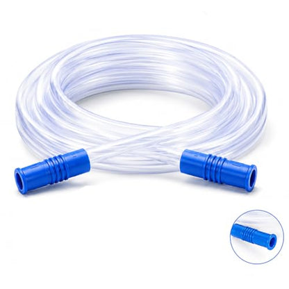 Extended Suction Connection Tube, 10 Feet Extra Long – Extension Suction Hose Compatible with Collection Devices - Veterinarian Suction Machines