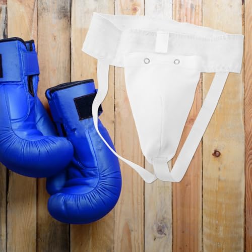 Men’s Groin Protector Boxing Groin Guard Breathable Wear-Resistant Crotch Protector Professional Training Gear for Martial Arts and Combat Sports