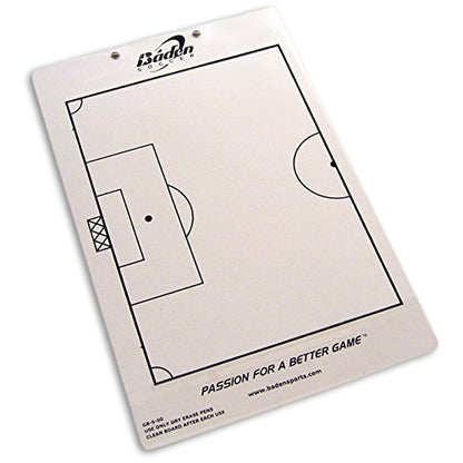 Baden Dry Erase Football Game Board with Clipboard and Pen | Ideal for Coaching and Strategy Planning | Durable, Easy-to-Use Design