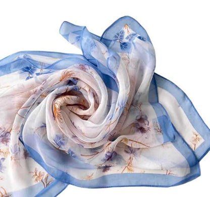Xyueanlo Scarfs for Women Lightweight Scarves Fashion Print Floral Pattern Scarf Shawls - color: R-24