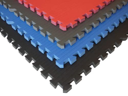 Square Brands - MMA EVA Foam Interlocking Puzzle Mats - 40" x 40" - color: Grey