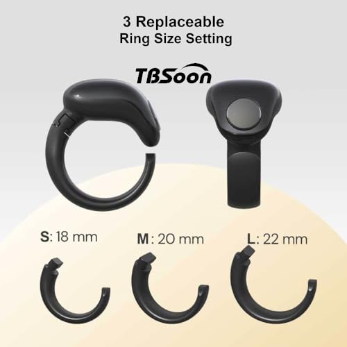 Fashion Tasbih 스마트 링, Tasbeeh 카운터, 기도 방향 표시기 가이드, 5 Azan 알람 시계, 용서, 전자 묵주, Eid al-Fitr Eid al-Adha 라마단 남성 여성용 선물-블랙 사이즈 조절 가능 - style: C블랙 사이즈 조절 가능