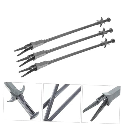 3pcs Aquarium Tongs Convenient Terrarium Tools for Feeding Cleaning Fish Tank Non- Grip Tweezers for Easy Use and Storage