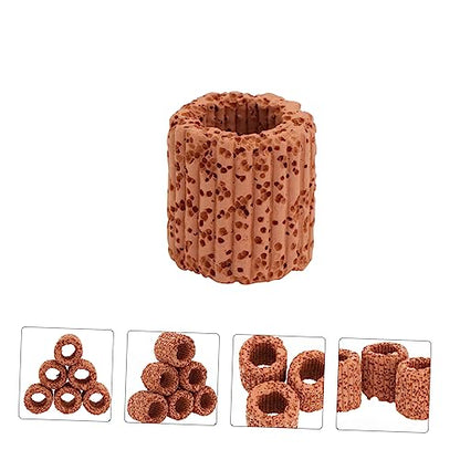 TEHAUX 20pcs Plant Ornament Holders Aquarium Accessories Fish Landscape Accessories Aquarium Ornament Fixed Ring Habitat Suction Cups Fish Tank Fish