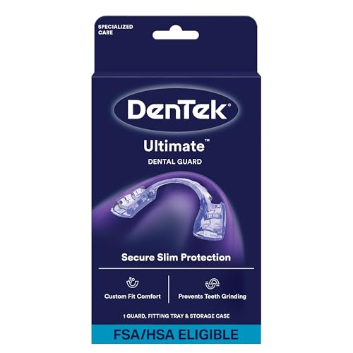 DenTek Ultimate Dental Guard, Slim-Fit Mouth Guard for Grinding Teeth at Night, FDA Cleared Night Guard, 1 Count