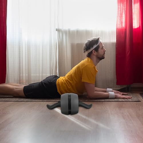 DECHOUS Ab Roller Wheel Abs Core Exercise Equipment with Automatic Rebound, Home Fitness Training Machine for Men and Women, Abdominal Muscle Strengthening and Belly Fat Reduction